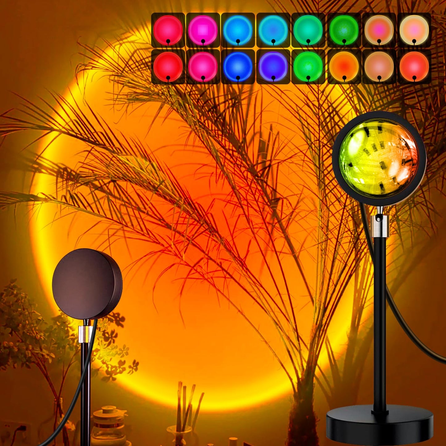 Sunset projection night lamp