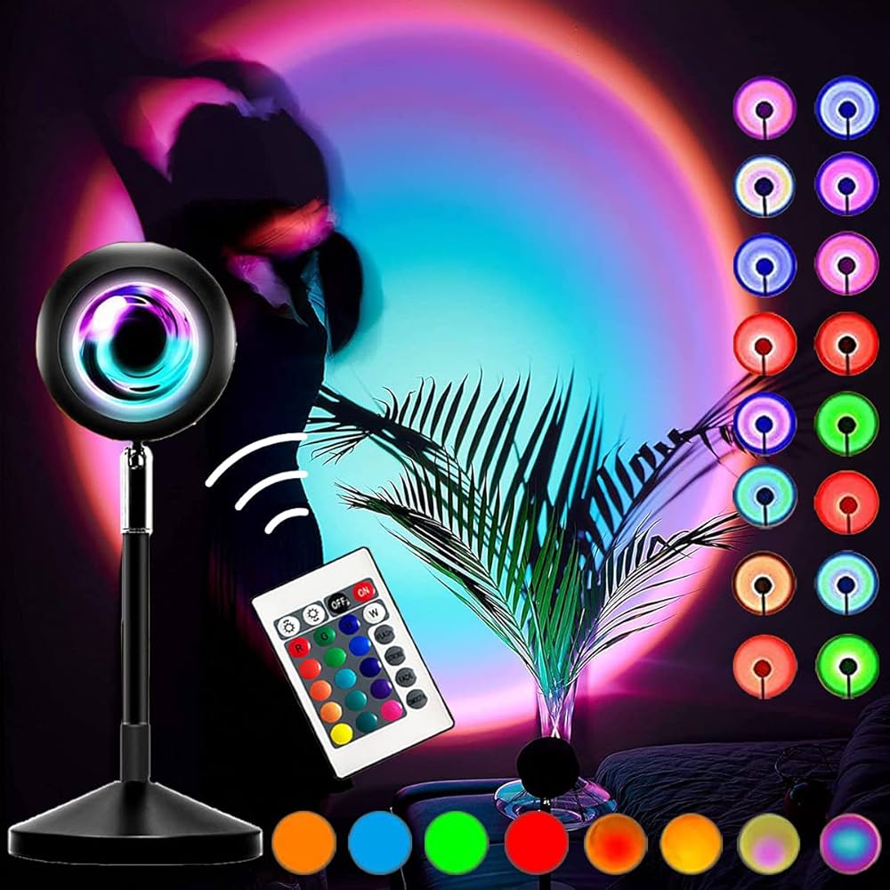 Sunset projection night lamp